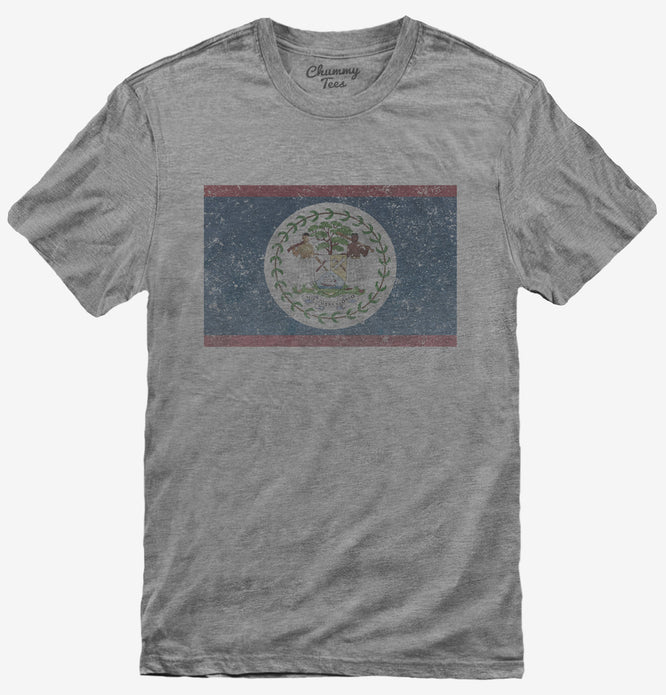 Retro Vintage Belize Flag T-Shirt