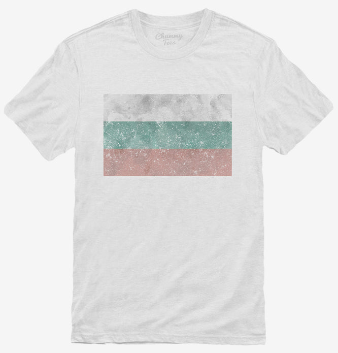 Retro Vintage Bulgaria Flag T-Shirt