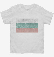 Retro Vintage Bulgaria Flag Toddler Shirt