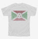 Retro Vintage Burundi Flag white Youth Tee