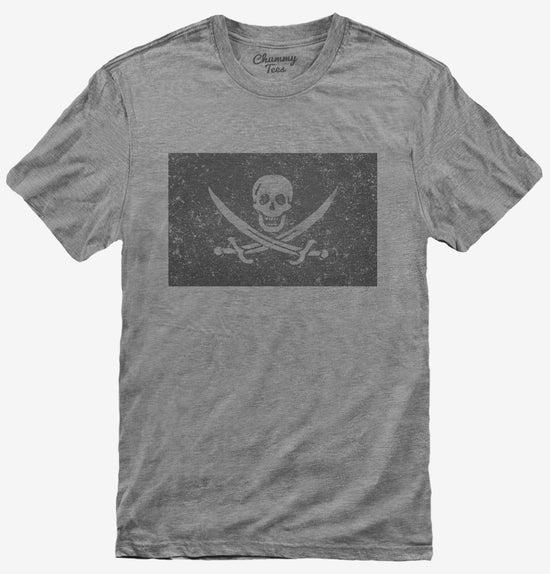 Retro Vintage Calico Jack Pirate Flag T-Shirt