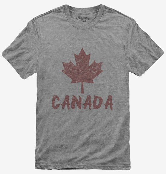 Retro Vintage Canada Maple Leaf T-Shirt