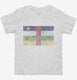 Retro Vintage Central African Republic Flag white Toddler Tee
