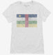 Retro Vintage Central African Republic Flag white Womens