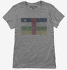 Retro Vintage Central African Republic Flag Womens