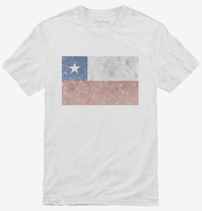Retro Vintage Chile Flag T-Shirt