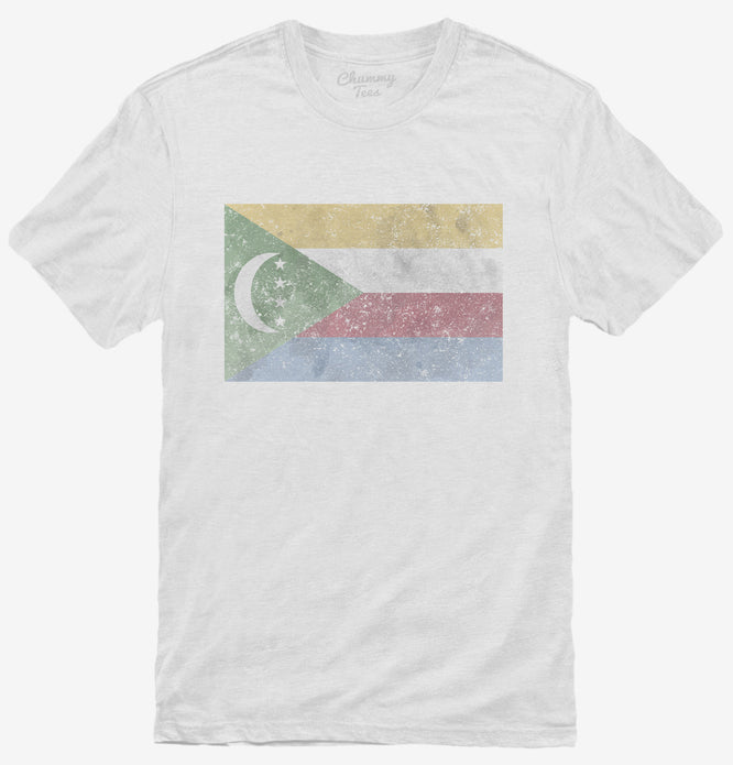 Retro Vintage Comoros Flag T-Shirt