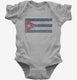 Retro Vintage Cuba Flag  Infant Bodysuit