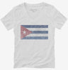 Retro Vintage Cuba Flag Womens Vneck Shirt 666x695.jpg?v=1700534268
