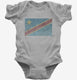Retro Vintage Democratic Republic Of The Congo Flag  Infant Bodysuit