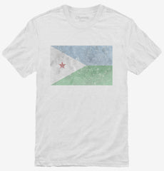 Retro Vintage Djibouti Flag T-Shirt