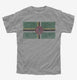 Retro Vintage Dominica Flag  Youth Tee