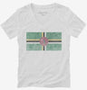 Retro Vintage Dominica Flag Womens Vneck Shirt 666x695.jpg?v=1700533983