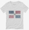 Retro Vintage Dominican Republic Flag Womens Vneck Shirt 666x695.jpg?v=1700533939