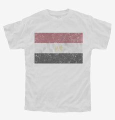 Retro Vintage Egypt Flag Youth Shirt