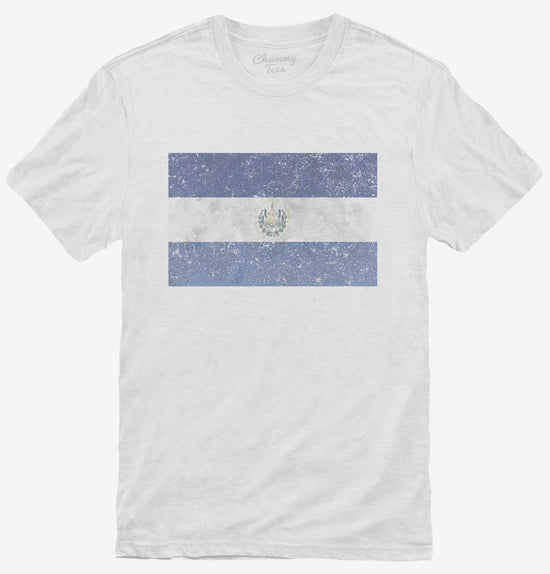 Retro Vintage El Salvador Flag T-Shirt