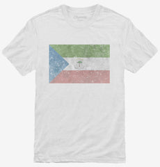 Retro Vintage Equatorial Guinea Flag T-Shirt