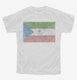 Retro Vintage Equatorial Guinea Flag white Youth Tee