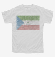 Retro Vintage Equatorial Guinea Flag Youth Shirt