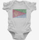 Retro Vintage Eritrea Flag white Infant Bodysuit