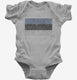 Retro Vintage Estonia Flag grey Infant Bodysuit