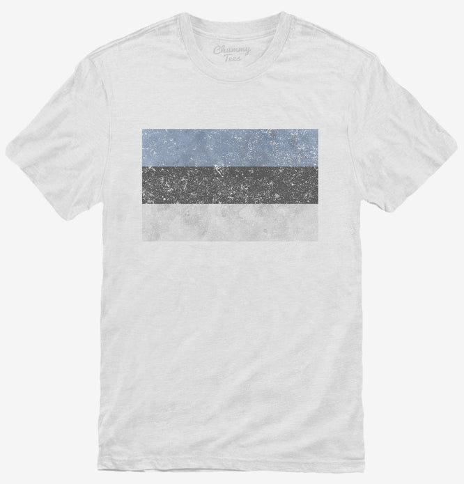 Retro Vintage Estonia Flag T-Shirt