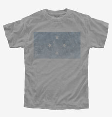 Retro Vintage Federated States Of Micronesia Flag Youth Shirt