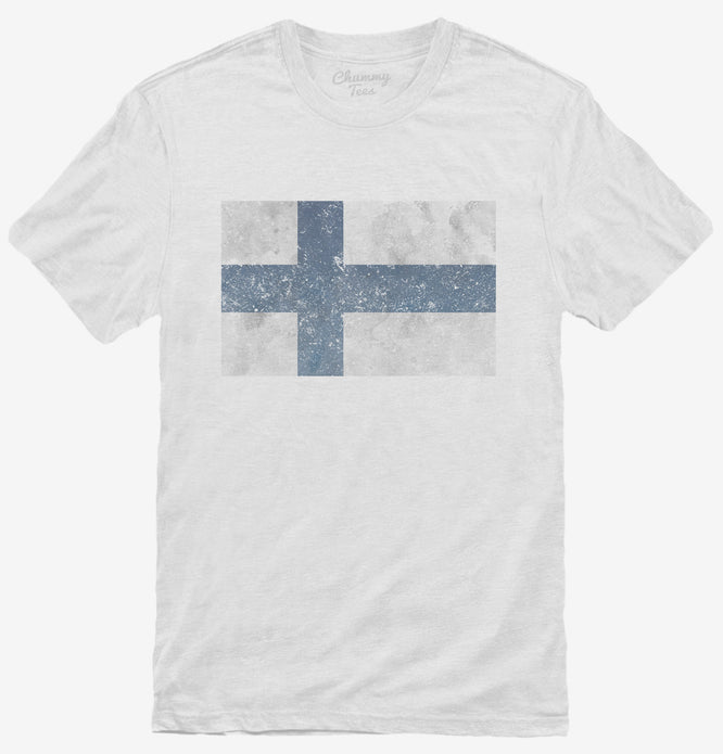 Retro Vintage Finland Flag T-Shirt