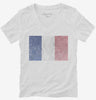 Retro Vintage France Flag Womens Vneck Shirt 666x695.jpg?v=1700533369
