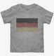Retro Vintage Germany Flag grey Toddler Tee