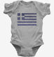 Retro Vintage Greece Flag  Infant Bodysuit
