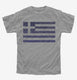 Retro Vintage Greece Flag  Youth Tee