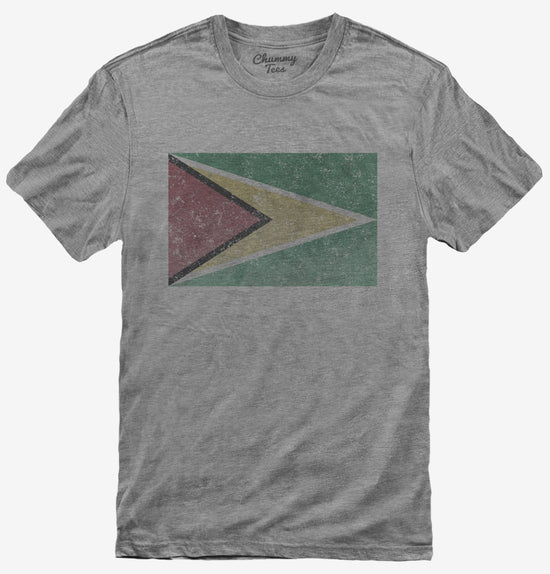 Retro Vintage Guyana Flag T-Shirt