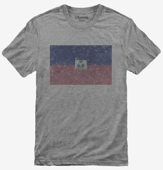 Retro Vintage Haiti Flag T-Shirt