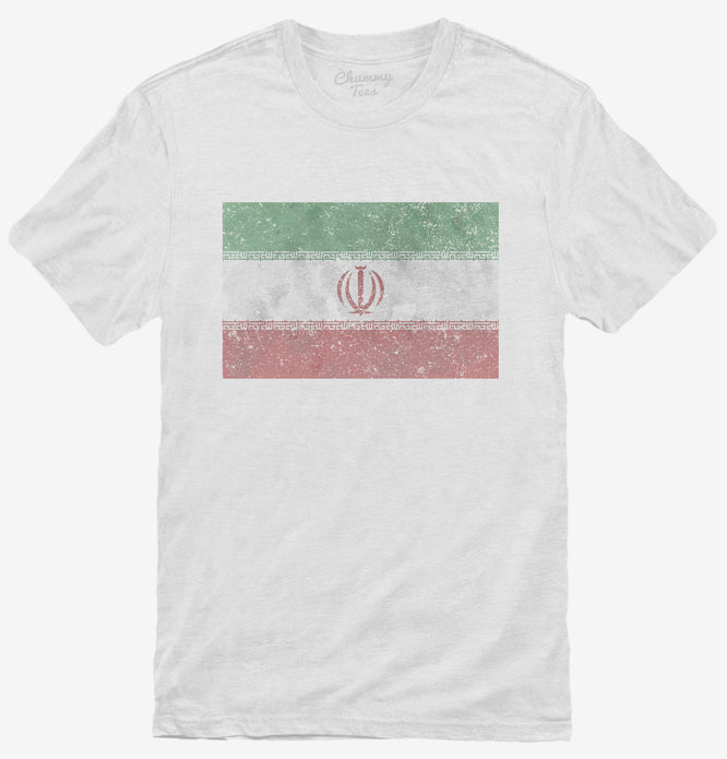 Retro Vintage Iran Flag T-Shirt
