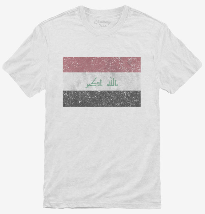 Retro Vintage Iraq Flag T-Shirt