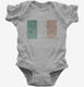 Retro Vintage Ireland Flag grey Infant Bodysuit