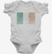 Retro Vintage Ireland Flag white Infant Bodysuit