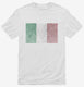 Retro Vintage Italy Flag white Mens