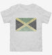 Retro Vintage Jamaica Flag white Toddler Tee
