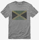 Retro Vintage Jamaica Flag grey Mens