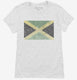 Retro Vintage Jamaica Flag white Womens