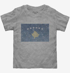 Retro Vintage Kosovo Flag Toddler Shirt