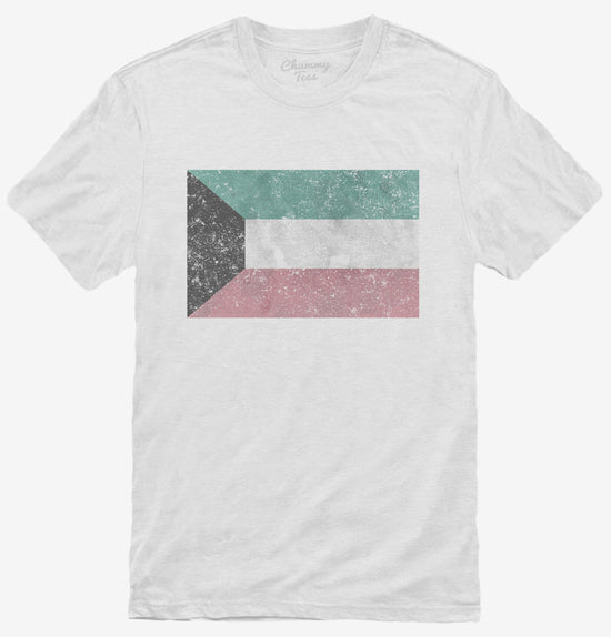 Retro Vintage Kuwait Flag T-Shirt