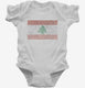 Retro Vintage Lebanon Flag  Infant Bodysuit