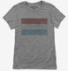 Retro Vintage Luxembourg Flag grey Womens