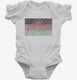 Retro Vintage Malawi Flag white Infant Bodysuit