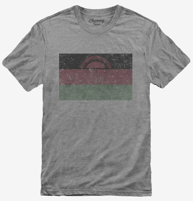 Retro Vintage Malawi Flag T-Shirt