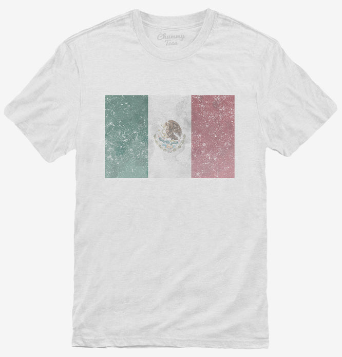 Retro Vintage Mexico Flag T-Shirt