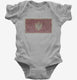 Retro Vintage Montenegro Flag grey Infant Bodysuit